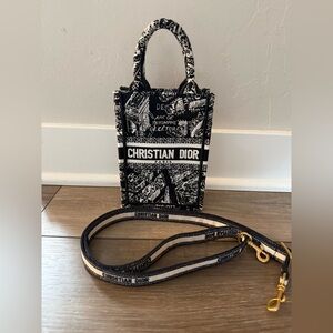 Christian Dior Plan de Paris Vertical Book Tote